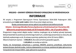 Informacja - treść w artykule